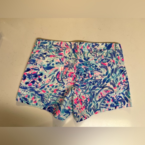 NWT Lilly Pulitzer Callahan Size 16 Short With Lace In Breakwater Party Wave - Picture 2 of 8